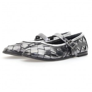 A.S.98 Janae Kadın flat shoes Titanyum | TR-YCD617042