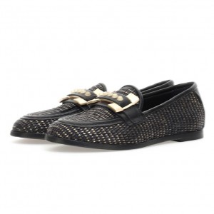 A.S.98 Janele Kadın flat shoes Siyah | TR-KMT601832