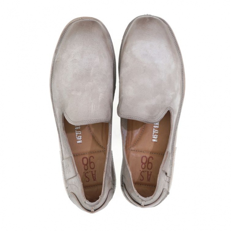 A.S.98 Alberic Erkek flat shoes Gri | TR-LKN614293