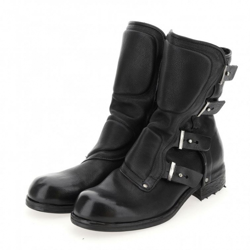 A.S.98 Boots Shield 409204 Erkek Ankle boots Siyah | TR-BXW367189