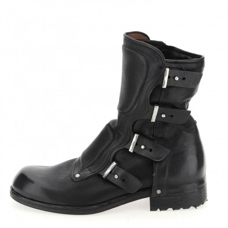 A.S.98 Boots Shield 409204 Erkek Ankle boots Siyah | TR-BXW367189