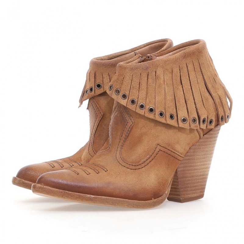 A.S.98 Brigit Kadın Ankle boots Sarı | TR-KCP859471