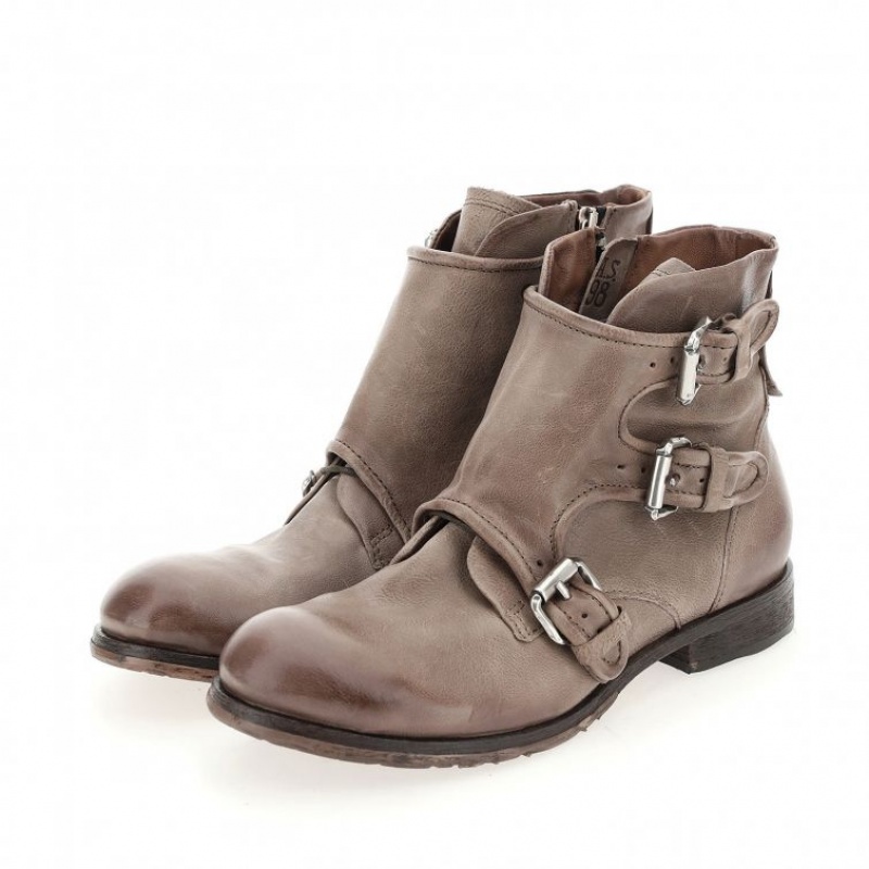 A.S.98 Clash 401202 Erkek Ankle boots Gri | TR-HVG918465