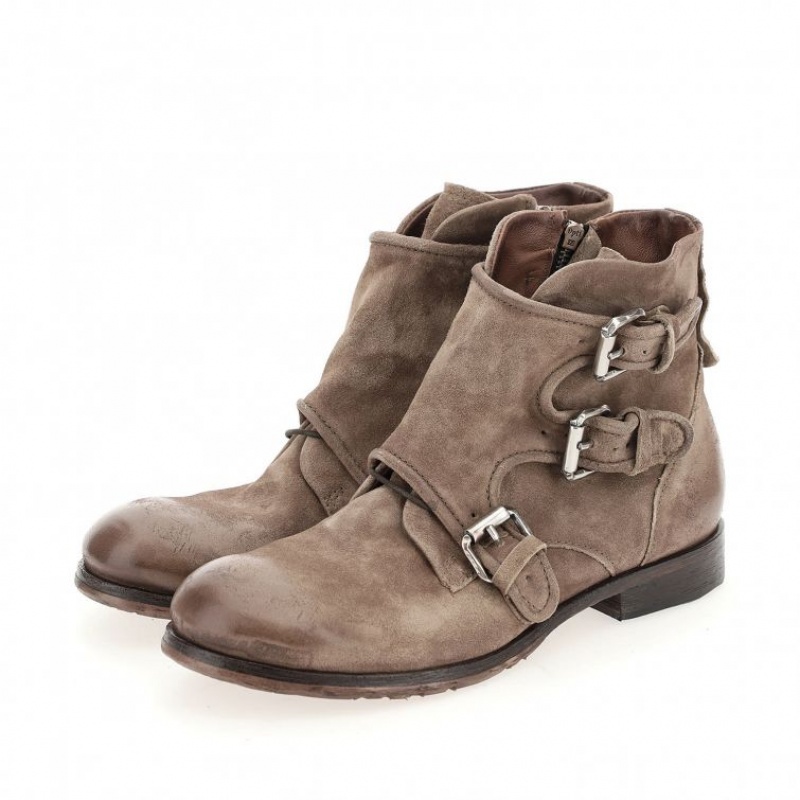 A.S.98 Clash 401202 Erkek Ankle boots Kahverengi | TR-KAI986740