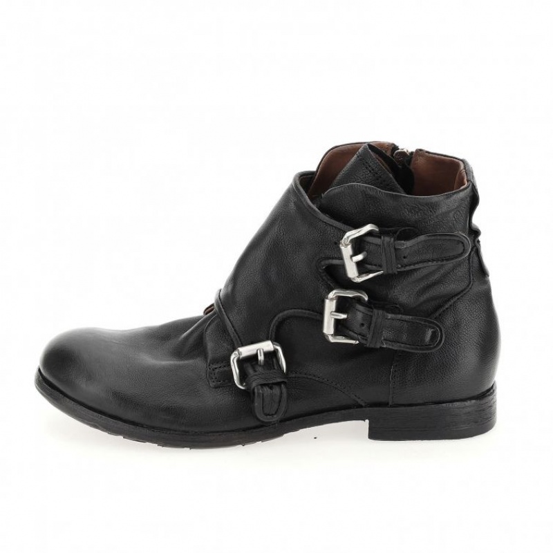 A.S.98 Clash 401202 Erkek Ankle boots Siyah | TR-QZV072654