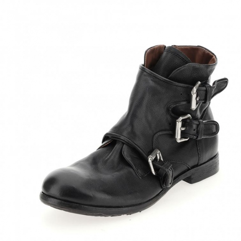 A.S.98 Clash 401202 Erkek Ankle boots Siyah | TR-QZV072654