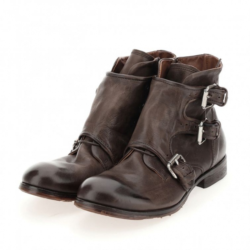 A.S.98 Clash 401202 Erkek Ankle boots Çikolata | TR-ETX421683