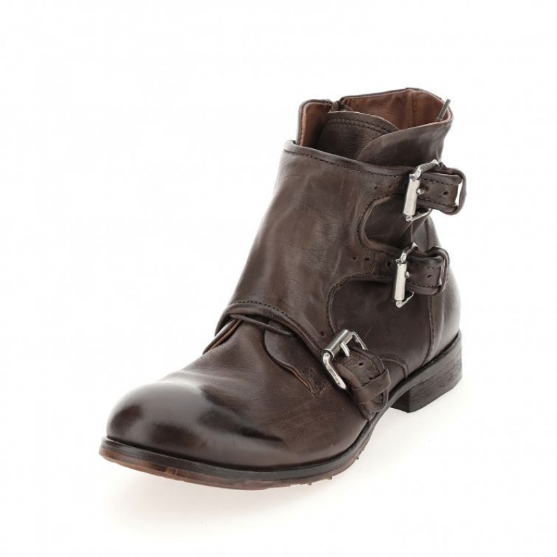 A.S.98 Clash 401202 Erkek Ankle boots Çikolata | TR-ETX421683