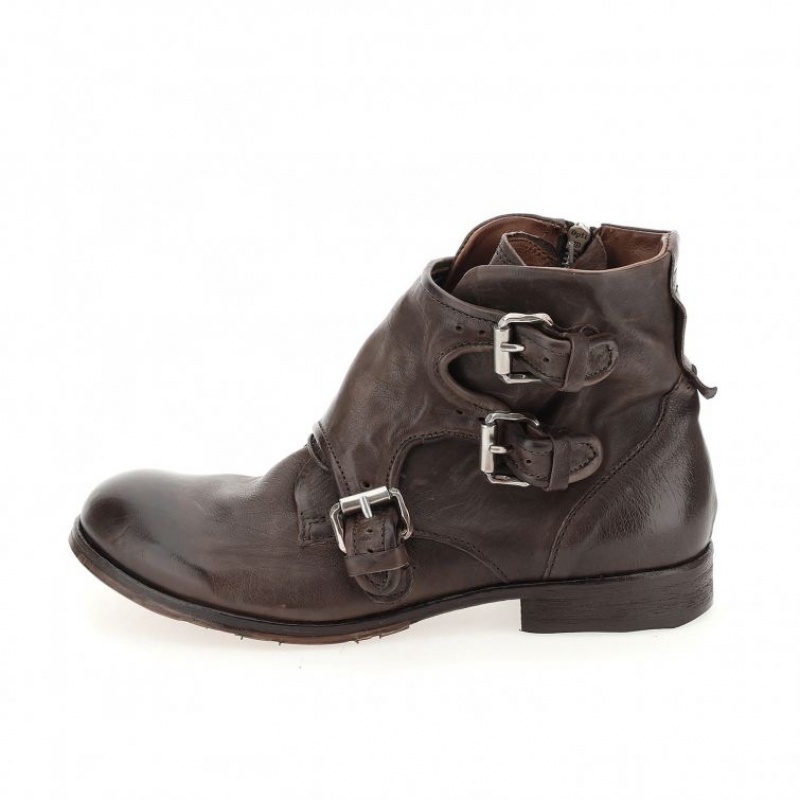 A.S.98 Clash 401202 Erkek Ankle boots Çikolata | TR-ETX421683