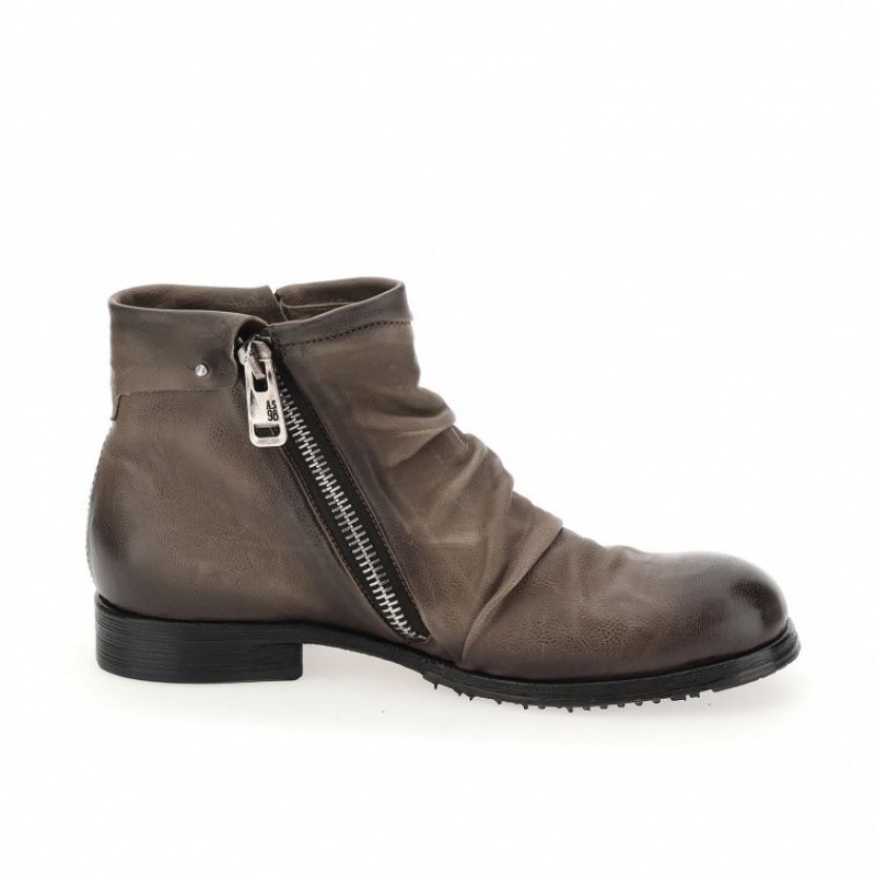 A.S.98 Clash 401216 Erkek Ankle boots Kahverengi | TR-EYK826195