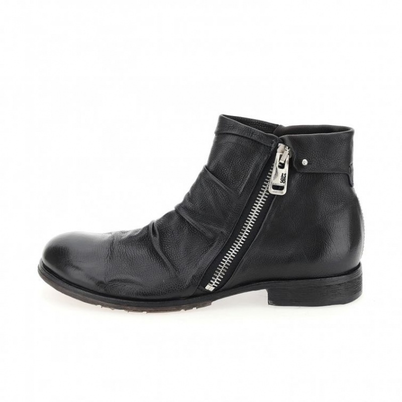 A.S.98 Clash 401216 Erkek Ankle boots Siyah | TR-YQF740836