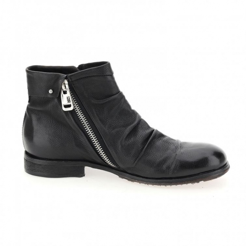 A.S.98 Clash 401216 Erkek Ankle boots Siyah | TR-YQF740836