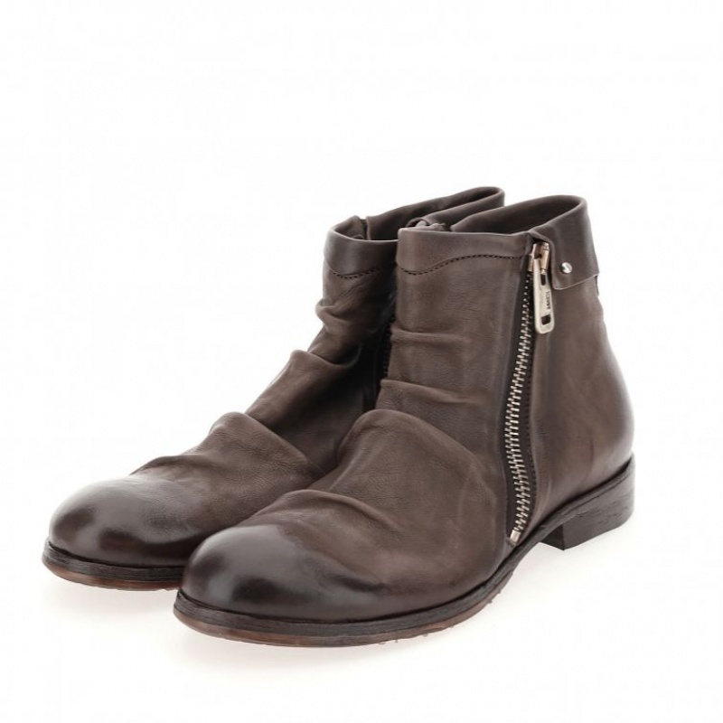 A.S.98 Clash 401216 Erkek Ankle boots Çikolata | TR-RYN721350