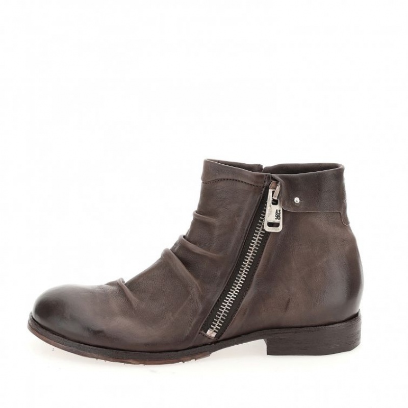 A.S.98 Clash 401216 Erkek Ankle boots Çikolata | TR-RYN721350