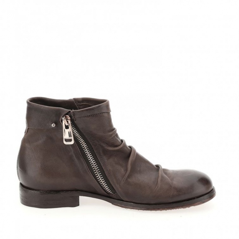 A.S.98 Clash 401216 Erkek Ankle boots Çikolata | TR-RYN721350