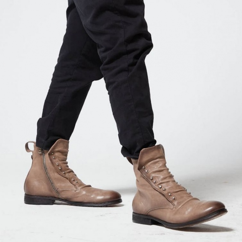 A.S.98 Clash 401231 Erkek Ankle boots Gri | TR-IFE590123