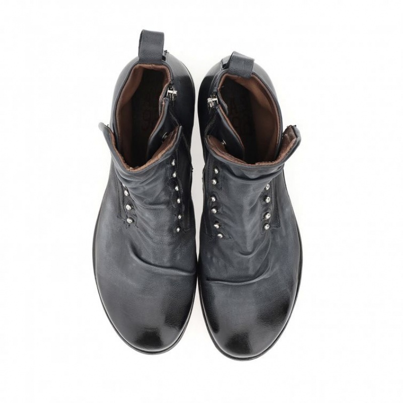 A.S.98 Clash 401231 Erkek Ankle boots Lacivert | TR-BDI834560