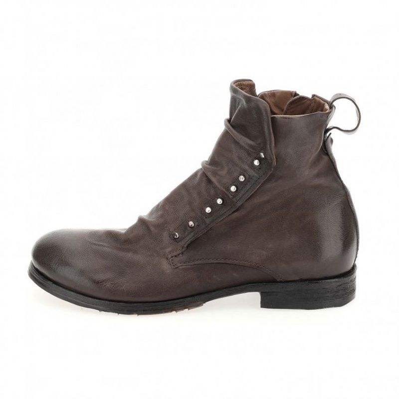 A.S.98 Clash 401231 Erkek Ankle boots Çikolata | TR-RXZ476230