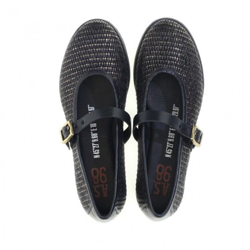 A.S.98 Janet Kadın flat shoes Siyah | TR-YEK190275