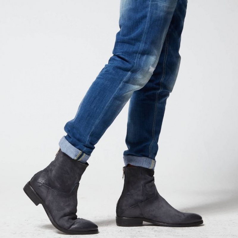 A.S.98 Mason Erkek Ankle boots Siyah | TR-YLQ147632