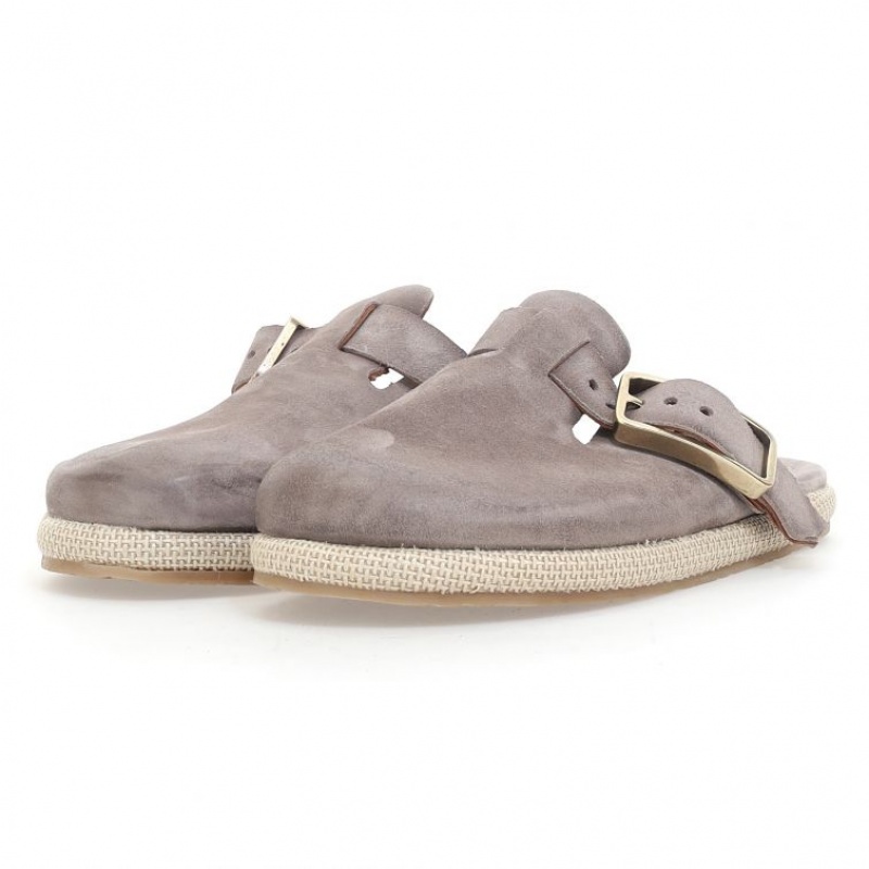 A.S.98 Mules Mike Erkek flat shoes Açık Kahverengi | TR-LCK903865