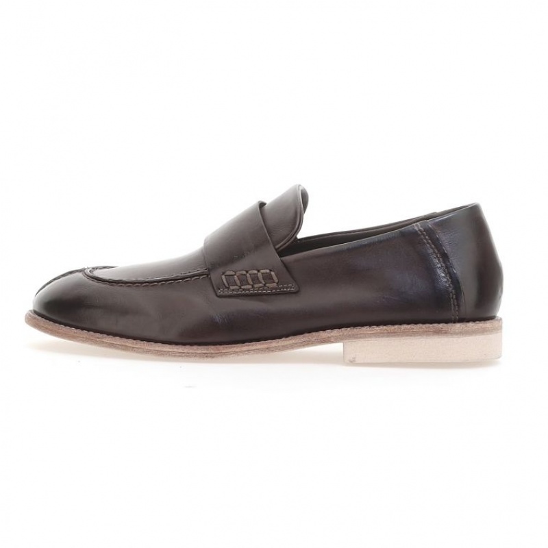 A.S.98 Ogden Erkek flat shoes Çikolata | TR-TMH386192