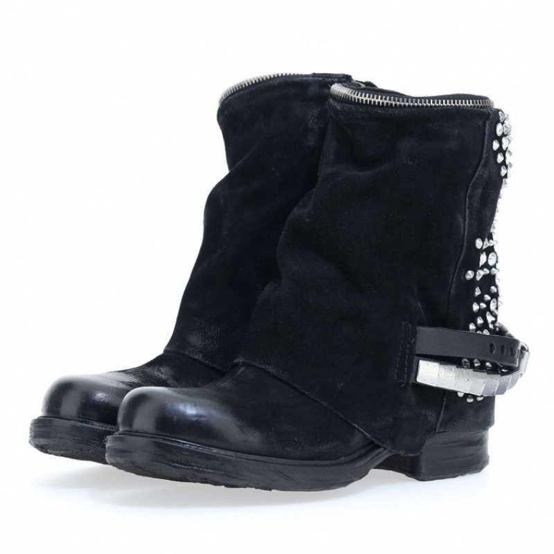 A.S.98 Saint-Shine Kadın Ankle boots Siyah | TR-VRA876910