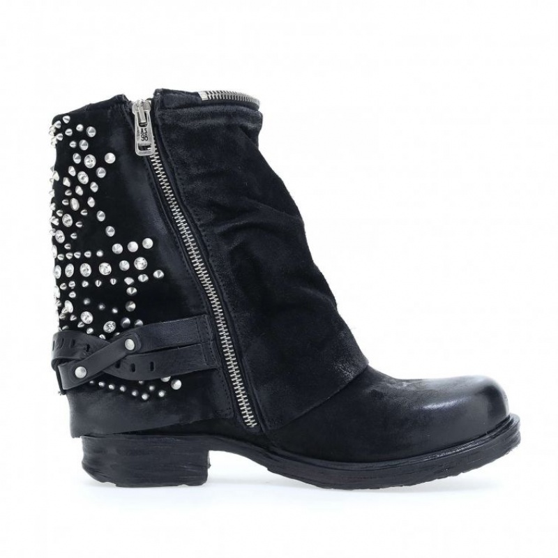 A.S.98 Saint-Shine Kadın Ankle boots Siyah | TR-VRA876910