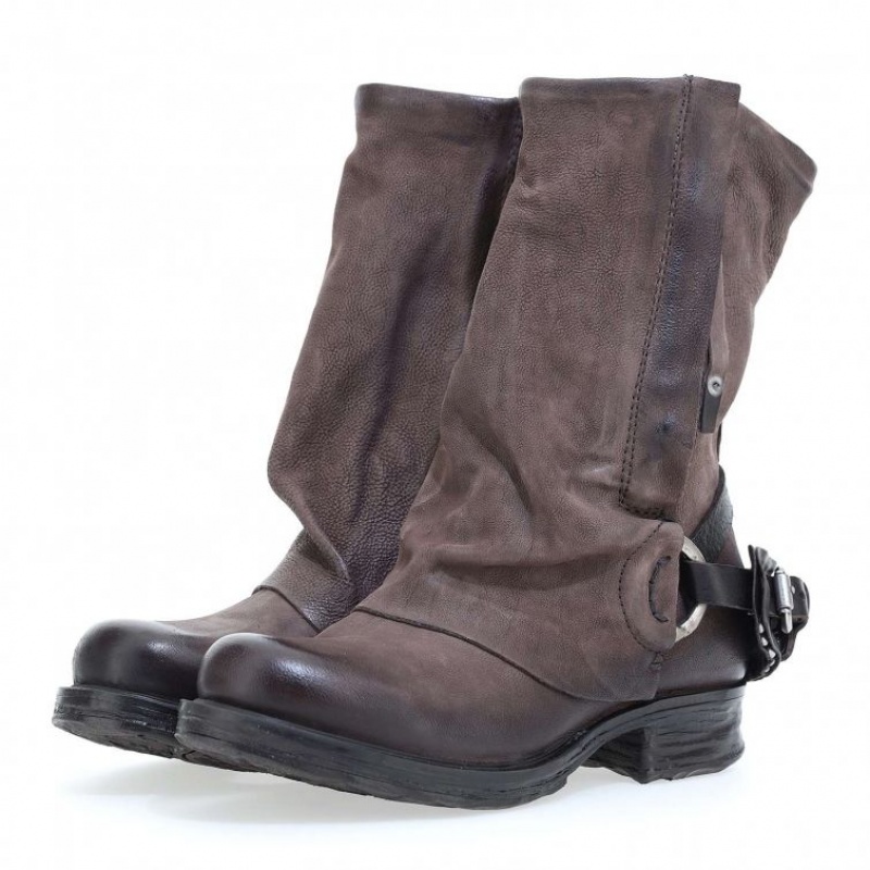 A.S.98 Saintec 259214 Kadın Ankle boots Çikolata | TR-ZIH980125