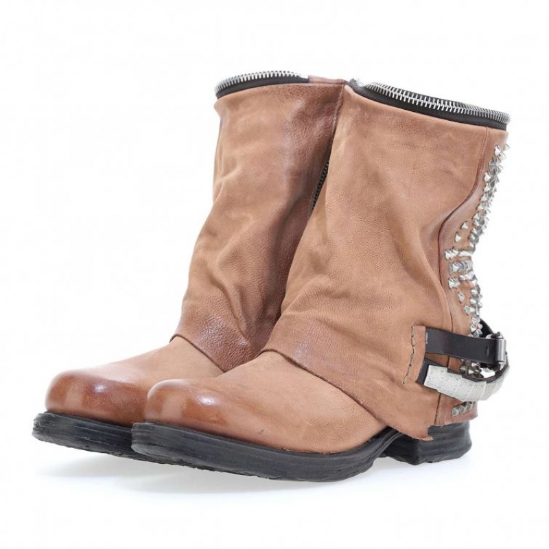 A.S.98 Saintec 259216 Kadın Ankle boots Haki | TR-QJP513069