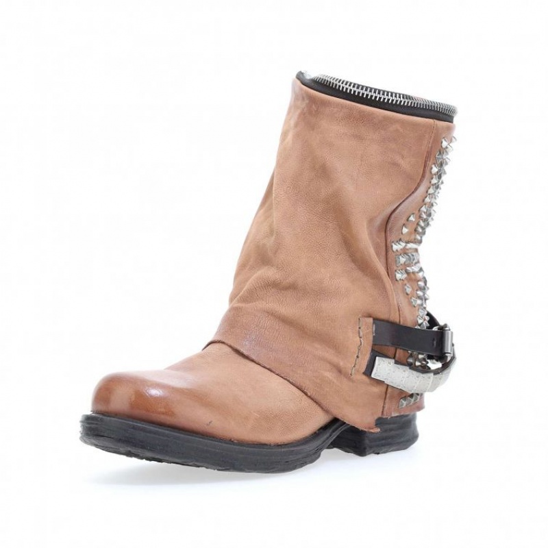 A.S.98 Saintec 259216 Kadın Ankle boots Haki | TR-QJP513069