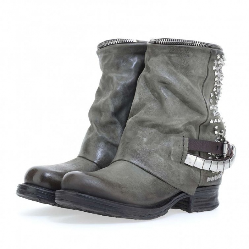 A.S.98 Saintec 259216 Kadın Ankle boots Koyu Yeşil | TR-ZBE370596