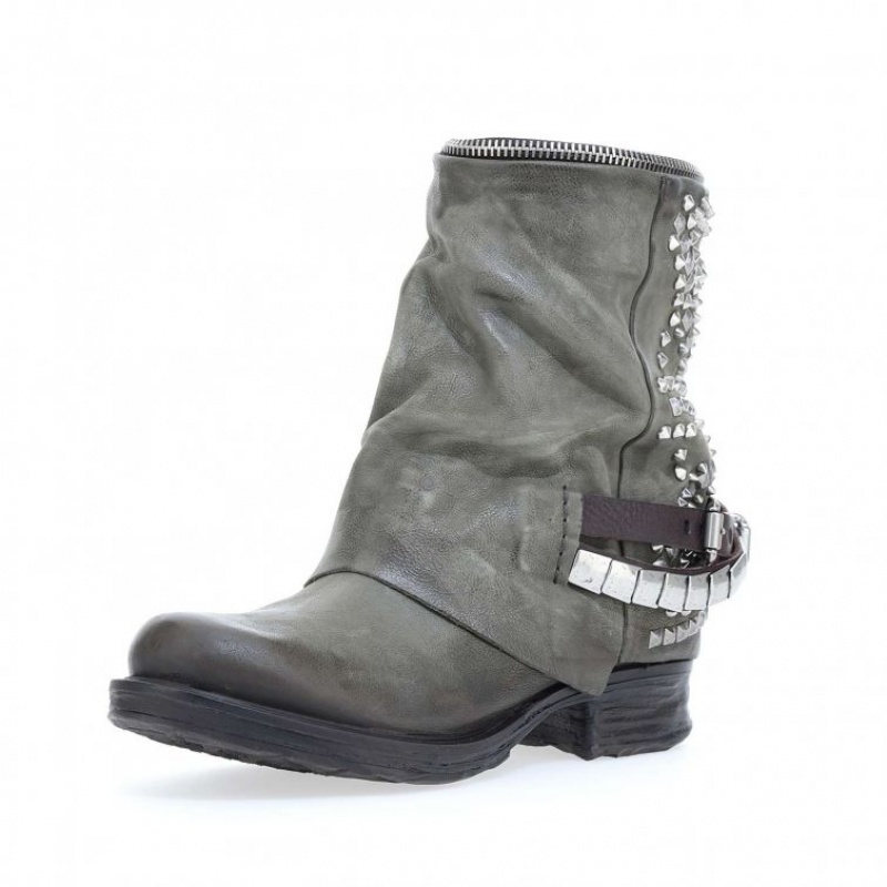 A.S.98 Saintec 259216 Kadın Ankle boots Koyu Yeşil | TR-ZBE370596