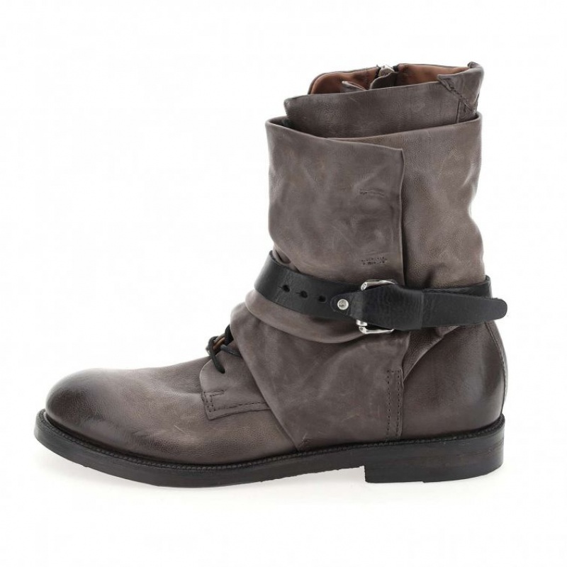 A.S.98 Samurai 347226 Erkek Ankle boots Gri | TR-UHO289167