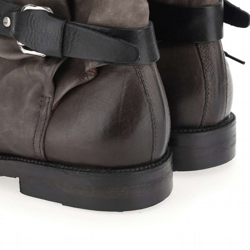 A.S.98 Samurai 347226 Erkek Ankle boots Gri | TR-UHO289167