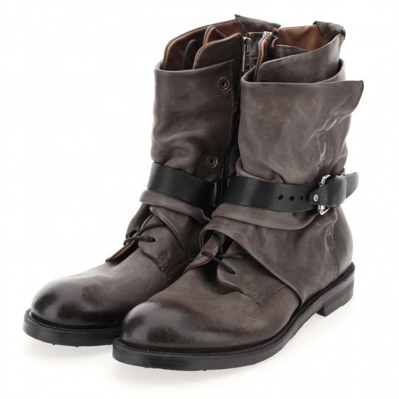 A.S.98 Samurai 347226 Erkek Ankle boots Gri | TR-UHO289167