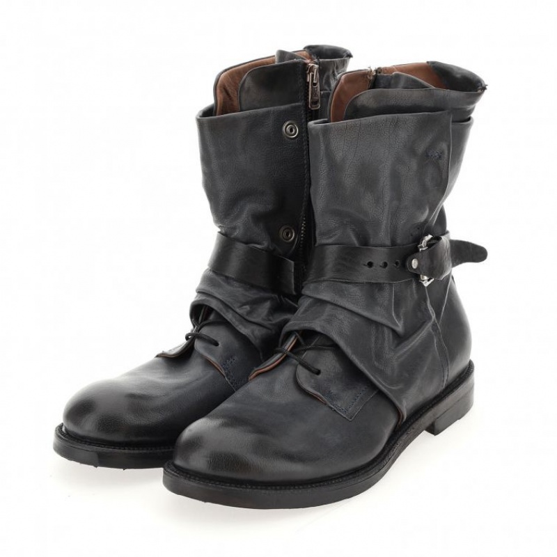 A.S.98 Samurai 347226 Erkek Ankle boots Lacivert | TR-XIE731586