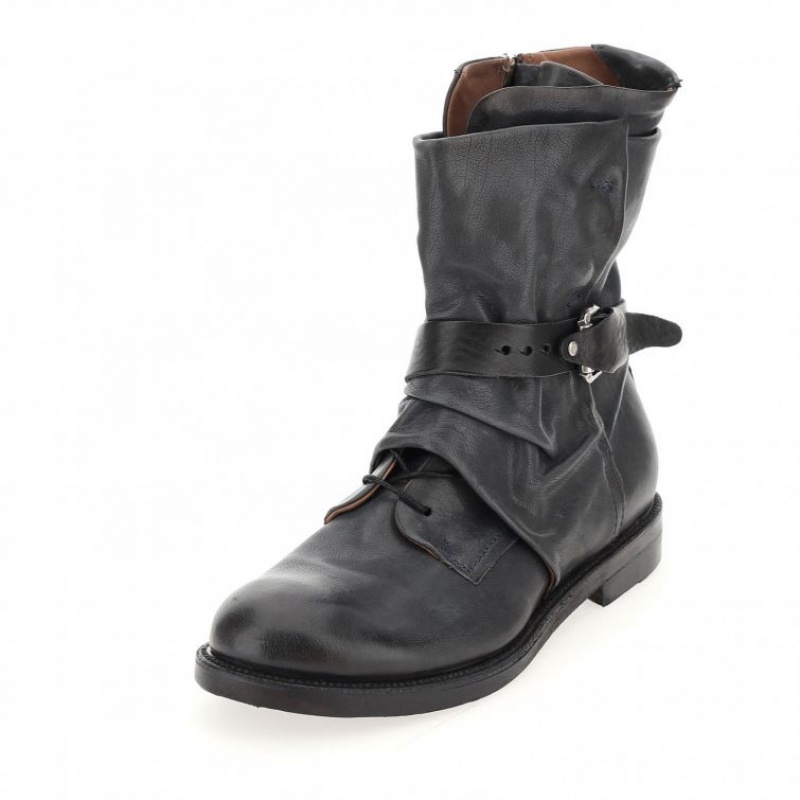 A.S.98 Samurai 347226 Erkek Ankle boots Lacivert | TR-XIE731586