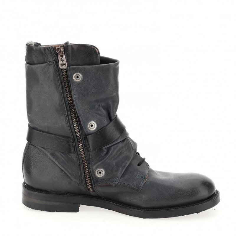 A.S.98 Samurai 347226 Erkek Ankle boots Lacivert | TR-XIE731586