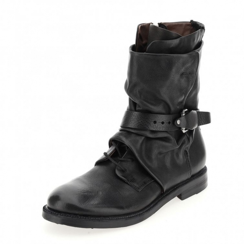 A.S.98 Samurai 347226 Erkek Ankle boots Siyah | TR-CWO964583