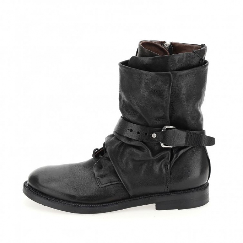 A.S.98 Samurai 347226 Erkek Ankle boots Siyah | TR-CWO964583