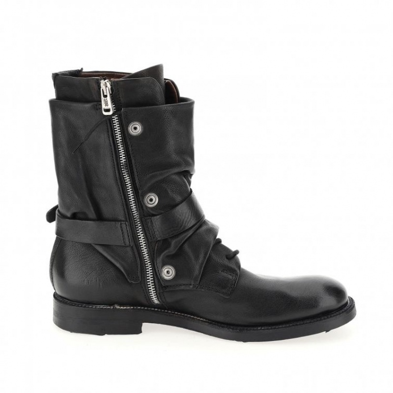 A.S.98 Samurai 347226 Erkek Ankle boots Siyah | TR-CWO964583