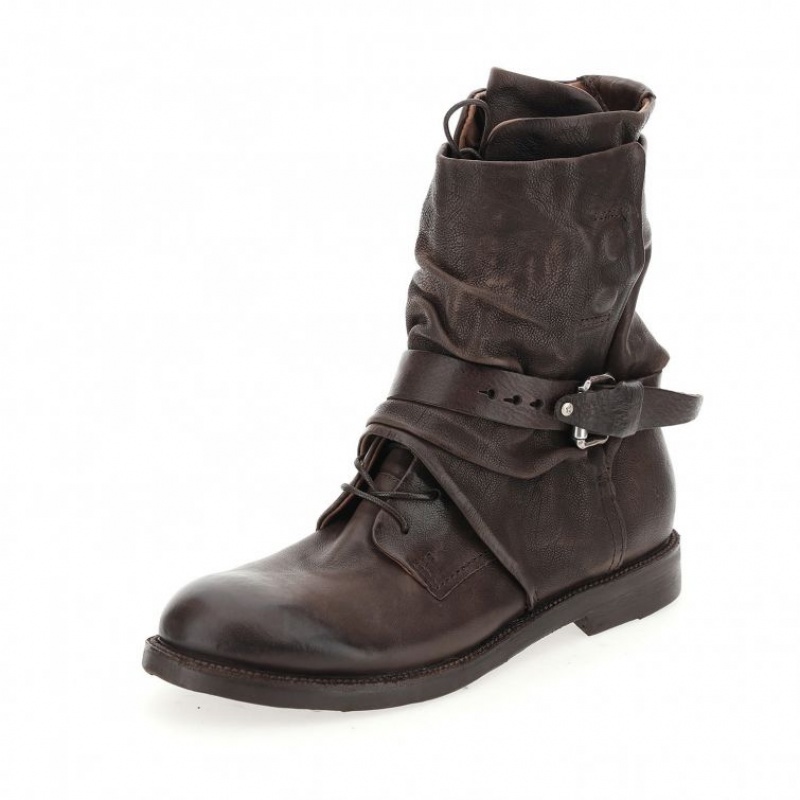 A.S.98 Samurai 347226 Erkek Ankle boots Çikolata | TR-QRK658702