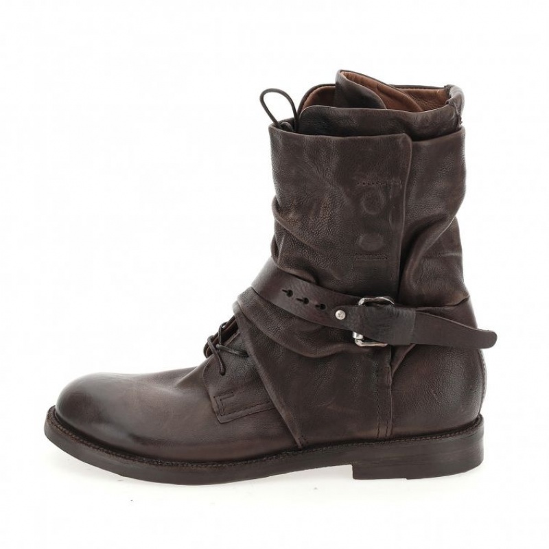 A.S.98 Samurai 347226 Erkek Ankle boots Çikolata | TR-QRK658702