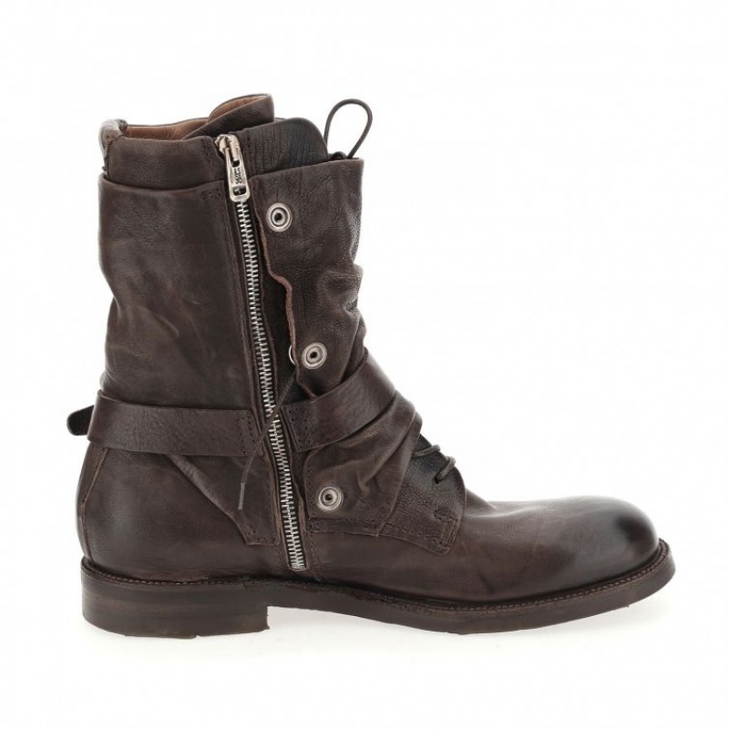 A.S.98 Samurai 347226 Erkek Ankle boots Çikolata | TR-QRK658702