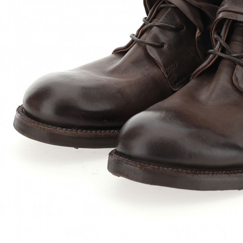 A.S.98 Samurai 347226 Erkek Ankle boots Çikolata | TR-QRK658702