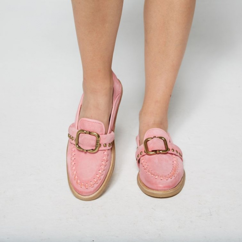 A.S.98 Tamika Kadın flat shoes Pembe | TR-VTP350286